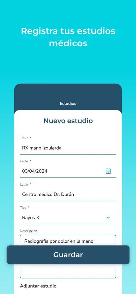 Gappex - Funcionalidades de la app